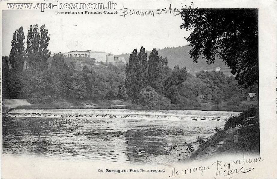 Excursion en Franche-Comté - 24. Barrage et Fort Beauregard